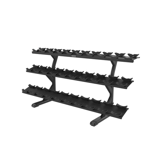 Precor Vitality 3 Tier Dumbbell Rack (15 Pair) VBR6815
