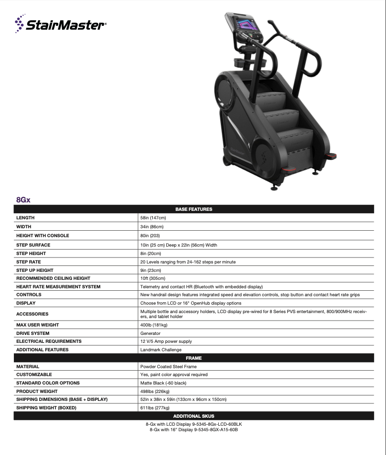 8GX Stepmill (LCD)