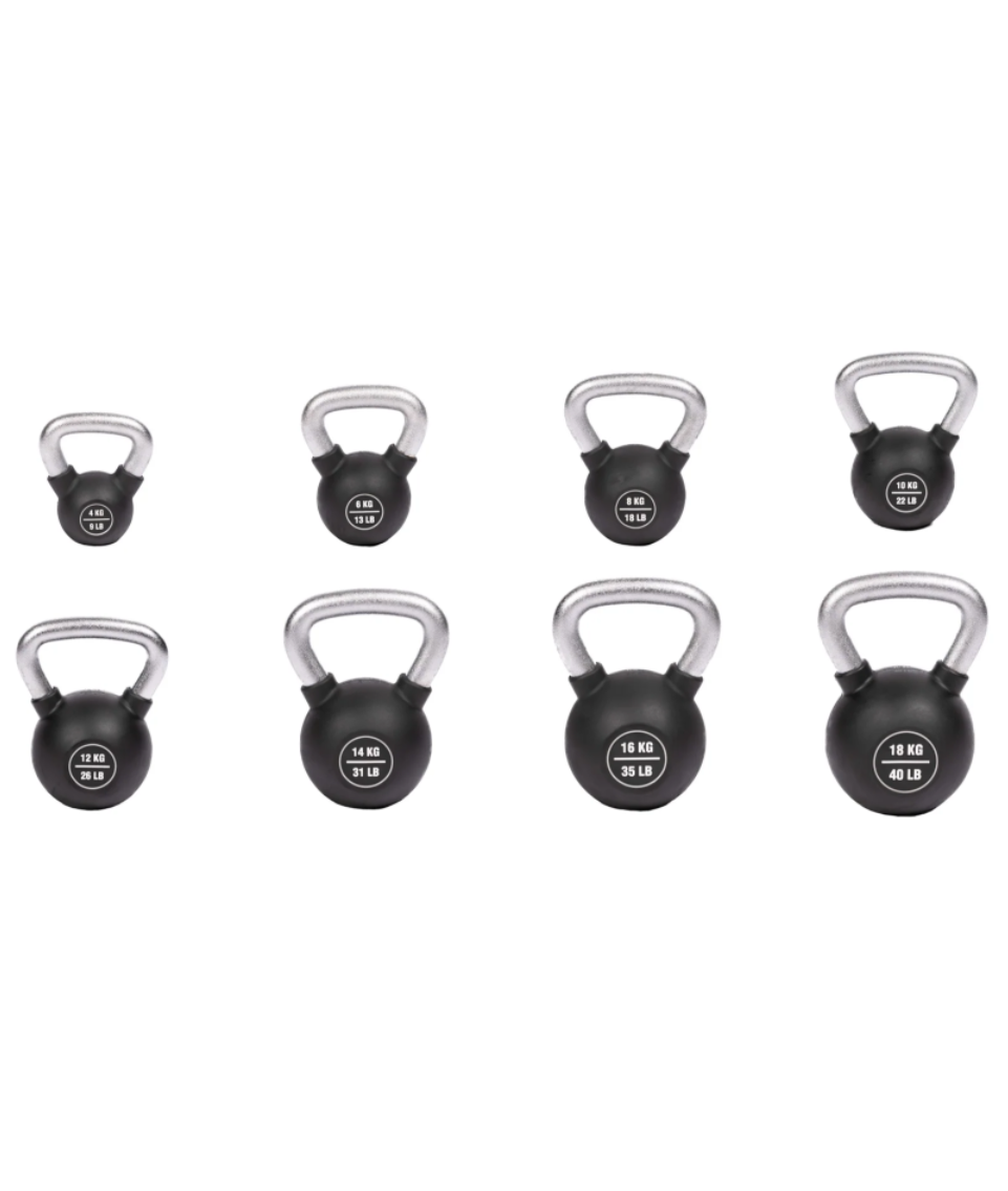 X-IMPACT™ Rubber Coated Kettlebells Package Light